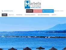 Tablet Screenshot of marbellaconnect.com